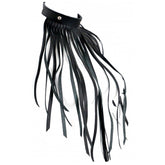 The Red Leather Fringe Collar (Red) – SM Style Necklace Accessory > Bondage Gear > Collars